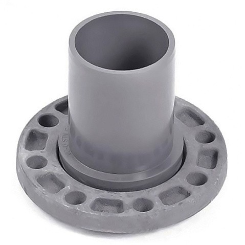 Патрубки НПВХ гладкие SDR26 DN 90-315 PN 10 с металлическим фланцем Хемкор купить в Москве | "Проконсим" Патрубки НПВХ гладкие SDR26 DN 90-315 PN 10 с металлическим фланцем Хемкор купить в Москве | "Проконсим"