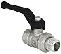 Кран латунный шаровой 11Б27фт1М DN 15 PN 40 никелированный рычаг-американка Valfex.223 DeltaPro купить в Москве | "Проконсим"