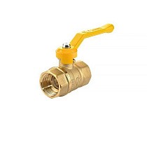 Краны латунные шаровые Галлоп газовые DN 40 PN 16 муфта-муфта рычаг купить в Москве | "Проконсим"