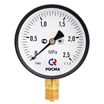  Манометр ТМ-510Р 100мм, G1/2'' РСМ (923200423) со склада Проконсим в Москве