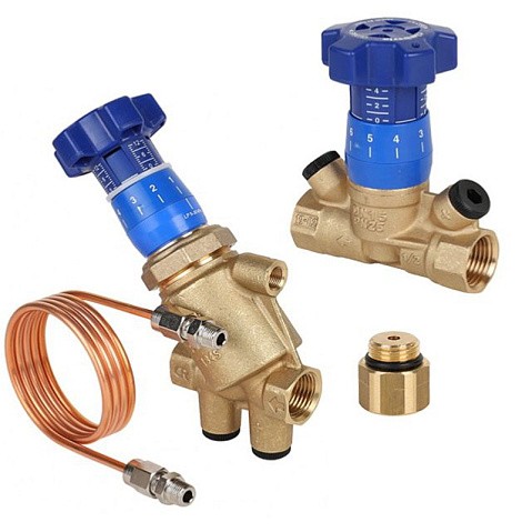 Комплект автоматической балансировки MVI BLN.DP2.04, DN 15 PN 25 (Регулятор перепада давления BL.510 +клапан балансировочный BL.220 +переходник BL.901.02) купить в Москве | "Проконсим"