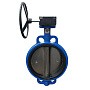 Затвор дисковый поворотный DN 150 PN 16 межфланцевый с диском из чугуна уплотнение-EPDM редуктор
