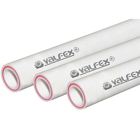 Труба ПП 25х4,2 SDR 6 PN 25 армированная стекловолокном белая Valfex купить в Москве | "Проконсим"