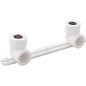 Угольник установочный двойной ПП 25-1/2'' PN 25 с наружной резьбой белый РТП 10704 купить в Москве | "Проконсим"