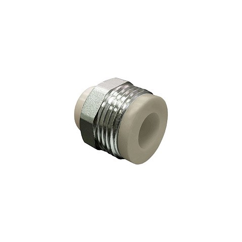 Штуцер 20 PN 25 G-3/4'' НР серый VALFEX купить в Москве | "Проконсим"