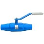 Кран стальной шаровой цельносварной PR КШ.Ф, DN 65 PN 25, 360мм, полнопроходной, приварной с ручкой