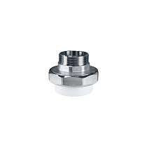 Муфты ПП DN 75-110 PN 25 разъёмные с наружной резьбой белые Valfex купить в Москве | "Проконсим"