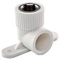 Угольник установочный ПП 20-1/2'' PN 25 с внутренней резьбой белый РТП 10797 купить в Москве | "Проконсим"