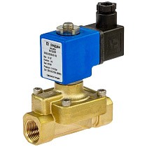 Клапаны электромагнитные DN 15-50 PN 12-16 латунные 220В нормально закрытые EPDM РИДАН EV220R купить в Москве | "Проконсим"
