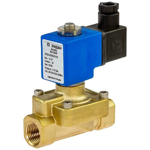 Клапаны электромагнитные DN 15-50 PN 12-16 латунные 220В нормально закрытые EPDM РИДАН EV220R купить в Москве | "Проконсим" Клапаны электромагнитные DN 15-50 PN 12-16 латунные 220В нормально закрытые EPDM РИДАН EV220R купить в Москве | "Проконсим"