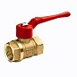 Кран латунный шаровой 11Б27п 1 46мм DN 15 PN 16 рычаг муфта-муфта БАЗ купить в Москве | "Проконсим"