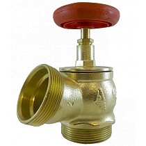 Клапан пожарный латунный угловой 125гр. Апогей КПЛ штуцер-штуцер с датчиком ДППК купить в Москве | "Проконсим"