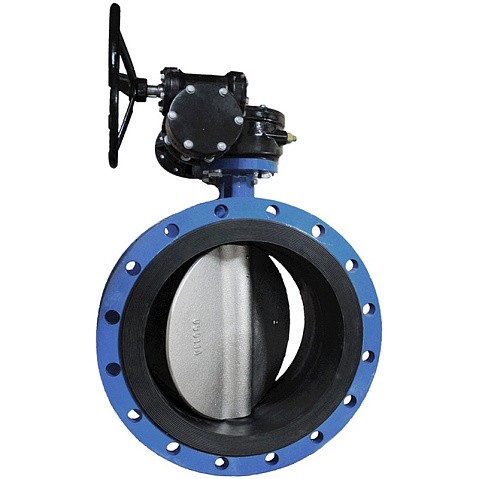 Затвор дисковый поворотный DN 1000 PN 10(16) фланцевый с диском из чугуна уплотнение-EPDM редуктор СибЗТА купить в Москве | "Проконсим"