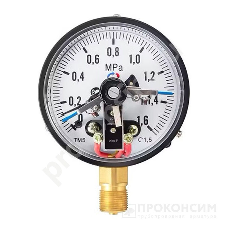 Цена по запросу.  Под заказ. Манометр Росма ТМ-510Р.05 IP54, 100мм, 0-25МПа, резьба M20x1,5, с электронной приставкой тип V, радиальный, класс точности 1,5 (930092854) со склада Проконсим в Москве