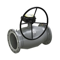 Краны стальные шаровые регулирующие DN 125-300 PN 25 цельносварные фланцевые с редуктором LD Energy Regula купить в Москве | "Проконсим"