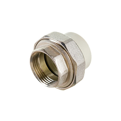 Муфта комбинированная разъёмная VALFEX 25 PN 25 G-1/2'' американка-ВР серая купить в Москве | "Проконсим"