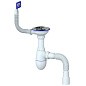 Сифон для мойки Unicorn В425, 40х50 гибкий отвод, 3 1/2'' х40 чаша из нержавеющей стали, прямоугольный перелив купить в Москве | "Проконсим"