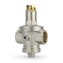 Регулятор давления DN 15-50 PN 16 мембранный никелированный под манометр VARMEGA купить в Москве | "Проконсим"