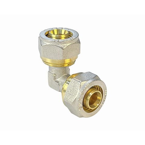 Угольники латунные для PEX труб DN 16-20 PN 10 обжимные никелированные Valfex VF.351.N купить в Москве | "Проконсим" Угольники латунные для PEX труб DN 16-20 PN 10 обжимные никелированные Valfex VF.351.N купить в Москве | "Проконсим"