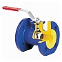 Кран шаровой DN 200 PN 16 чугунный 400мм уплотнение PTFE фланцевый полный проход с ISO Zetkama zBAL.565  купить в Москве | "Проконсим"