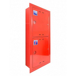  Шкаф пожарный ШПК-320-12 ВЗК встроенный закрытый красный (540х1300х230) (930004044) со склада Проконсим в Москве