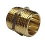 Ниппель латунный никелированный DN 20 PN 40 штуцер-штуцер 