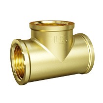 Тройники латунные DN 20-25 PN 40 муфта-муфта-муфта переходный LD Pride купить в Москве | "Проконсим"