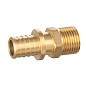 Муфта латунная для PEX DN 16 с наружной резьбой 1/2'' под надвижную гильзу PLP купить в Москве | "Проконсим"