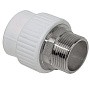 Муфта комбинированная ПП 32-1'' PN 25 под ключ с наружной резьбой белая VALFEX  купить в Москве | "Проконсим"