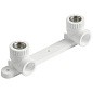 Угольник установочный двойной ПП 25-1/2'' PN 25 с внутренней резьбой белый VALFEX  купить в Москве | "Проконсим"