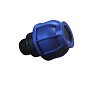 Муфта компрессионная соединительная ПНД DN 40 PN 16 наружная резьба х1 1/4” обжимной для ПЭ труб 20-40гр. Кудиновский трубный завод купить в Москве | "Проконсим"