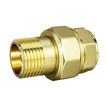 Американки латунные DN 15-50 PN 40 муфта-штуцер прямые LD Pride купить в Москве | "Проконсим"