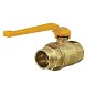 Кран латунный шаровой газовый 11Б27п DN40 PN40 рычаг муфта-штуцер БАЗ Standart купить в Москве | "Проконсим"