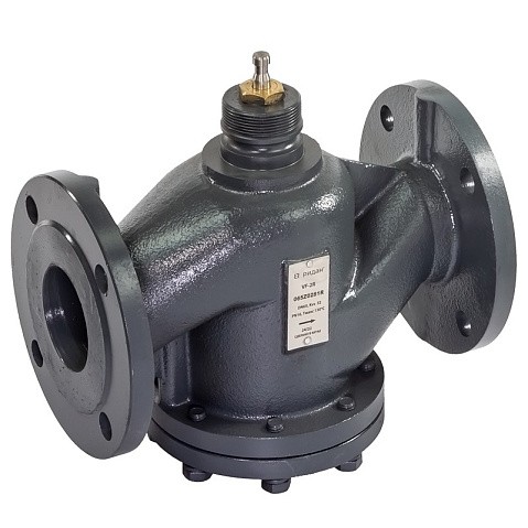 Клапан чугунный регулирующий DN 65 PN 16 под привод 52kv фланцевый до 130гр. РИДАН VF-2R 065Z0281R купить в Москве | "Проконсим"