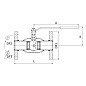 Кран стальной шаровой 11с32п DN 200-150 PN 25, фланцевый, 400мм, Breeze купить в Москве | "Проконсим"