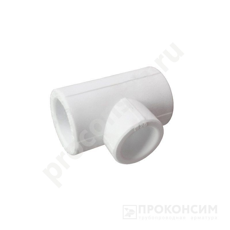 Цена 22,80 рублей с НДС.  Ожидается пополнение. Тройник ПП 32 PN 25 белый VALFEX Pro 10111032-PRO (251411024) со склада Проконсим в Москве