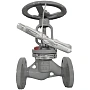 Клапан запорный (вентиль) 15с65нж DN 40 PN 16 200мм фланцевый класс A до 450гр. СибЗТА