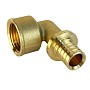 Угольник латунный для PEX труб 16-1/2'' PN 16 S-2,2мм под надвижную гильзу Valfex VF.452.AF купить в Москве | "Проконсим"