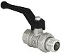 Кран латунный шаровой 11Б27фт1М DN 32 PN 40 никелированный рычаг-американка Valfex.223 DeltaPro купить в Москве | "Проконсим"
