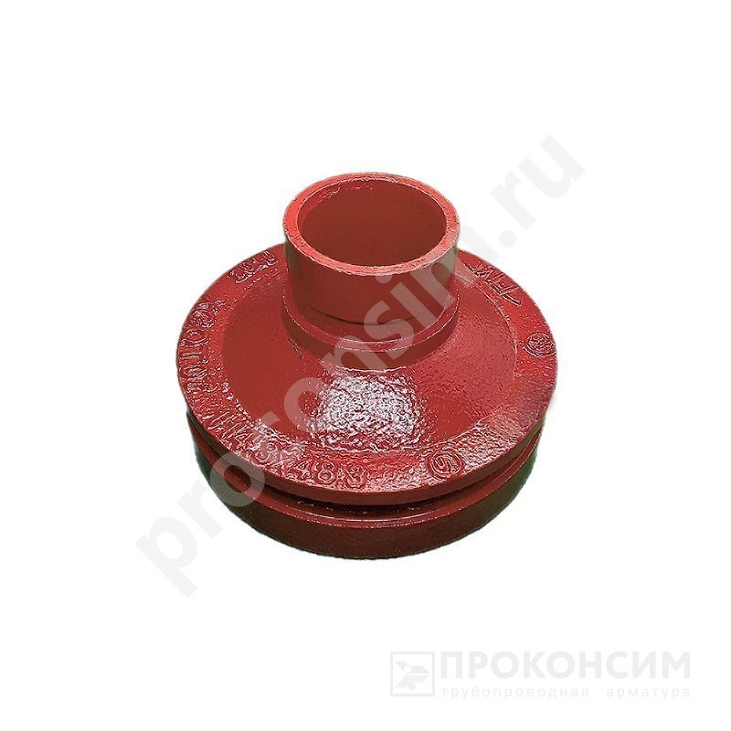Цена по запросу.  Под заказ. Переход под муфту DN150х100 (6''х4'') Дн159х114 грувлок (930240109) со склада Проконсим в Москве
