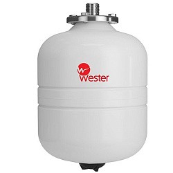 Расширительный бак для водоснабжения гидроаккумулятор WESTER WDV Premium 0-14-0350 объем 8л. Ду20 Ру12  | Заказной прайсовый (930026056) со склада Проконсим в Москве