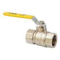 Краны латунные шаровые газовые DN 15-50 PN 25 рычаг муфта-муфта MVI BV.811 купить в Москве | "Проконсим"