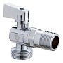Кран латунный шаровой угловой MVI BV.463 DN 15-20 PN 10 штуцер бабочка купить в Москве | "Проконсим"