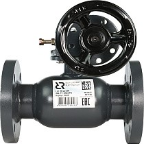 Краны стальные шаровые регулирующие DN 65-600 PN 16 цельносварные фланцевые с редуктором JIP-FF РИДАН купить в Москве | "Проконсим"