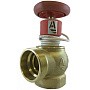 Клапан пожарный латунный КПЛМ DN 50 PN 16 угловой 90гр. муфта-штуцер с датчиком ДППК 20,5 Апогей купить в Москве | "Проконсим"