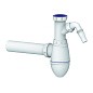 Сифон для умывальника Unicorn А510V, 40х40 прямой отвод, 1 1/2'' х40 с отводом для стиральной машины преходник 40х32 купить в Москве | "Проконсим"