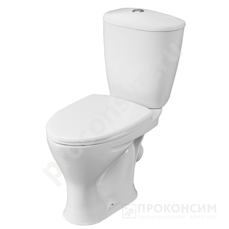 Цена по запросу.  Под заказ. Унитаз-компакт Santeri Версия косой выпуск (461100080) со склада Проконсим в Москве