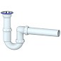Сифон для умывальника Unicorn Y110, 40х40 прямой отвод, 1 1/2'' х40 чаша из нержавеющей стали купить в Москве | "Проконсим"