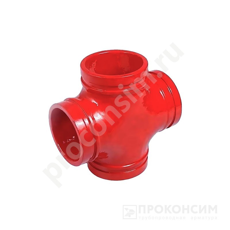 Цена по запросу.  Под заказ. Крестовина под муфту DN50 (Дн60) (2'') грувлок (930240012) со склада Проконсим в Москве