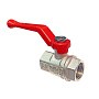 Кран латунный шаровой Valfex Premium.214.NR1.034 усиленный Н 11Б27фт1М DN 20 PN 40 никелированный рычаг муфта-муфта купить в Москве | "Проконсим"